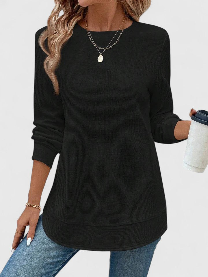 Clara | Elegant O-Neck Long Sleeve