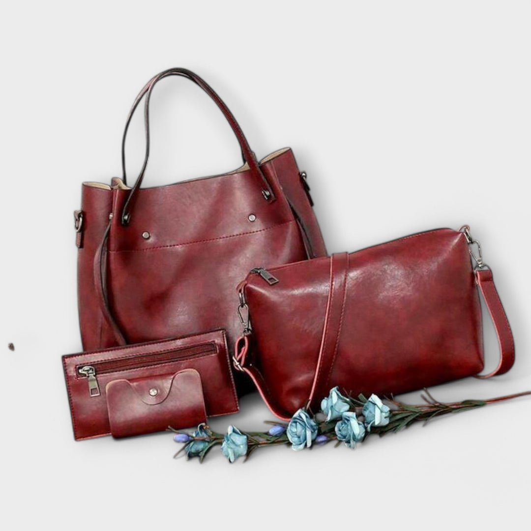 Clara | 4-Piece Vintage Bag Set