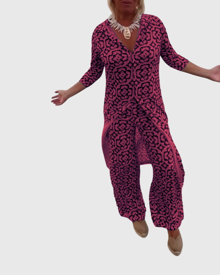 Clara | Elegant Vintage Two-Piece Set