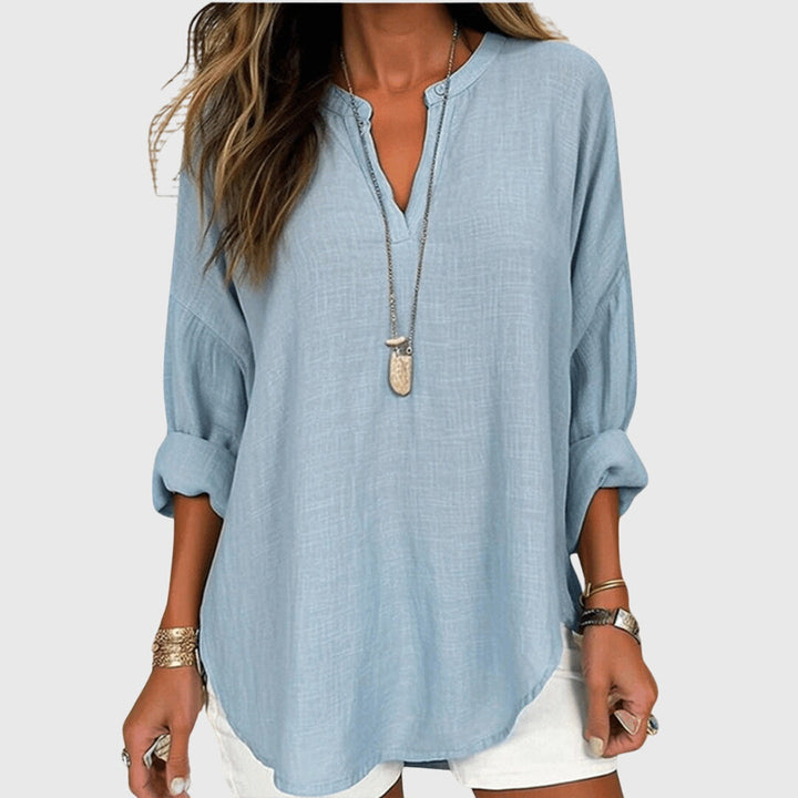 Clara | Flowy Elegant Beach Shirt