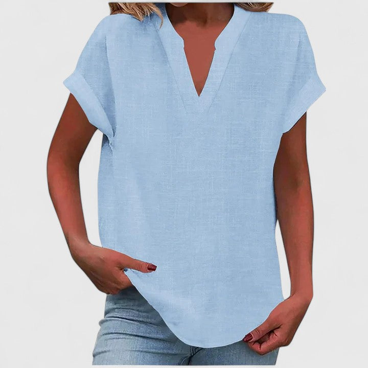 Clara | Comfortable V-Neck Blouse