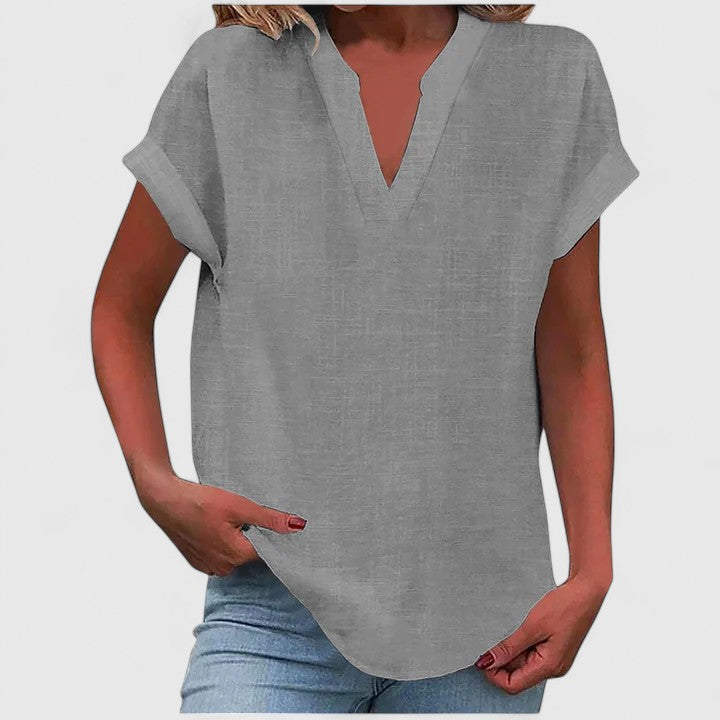Clara | Comfortable V-Neck Blouse