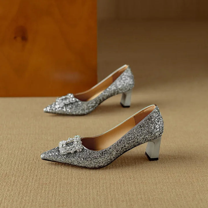 Clara | Gloria Glitter Pumps