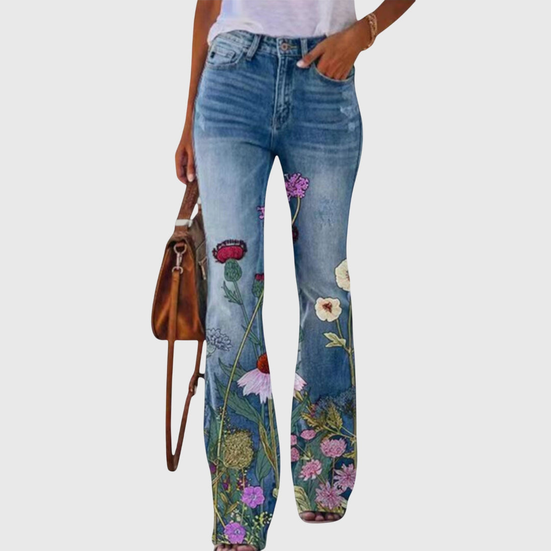 Clara | Floral Print Pants