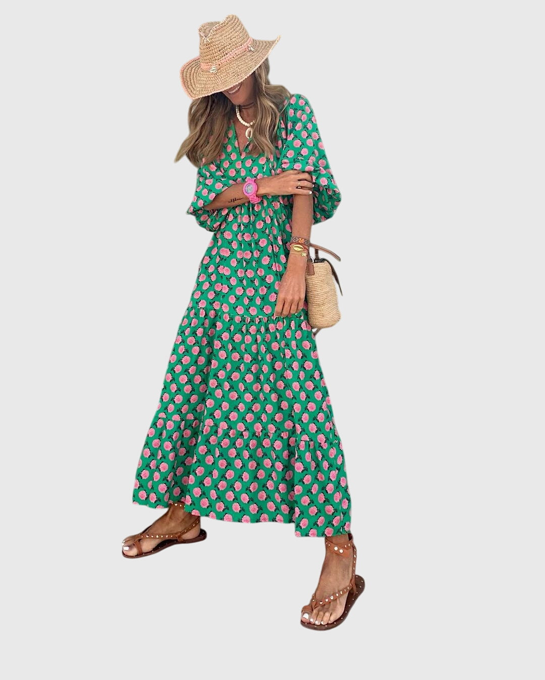 Clara | Boho Maxi Dress